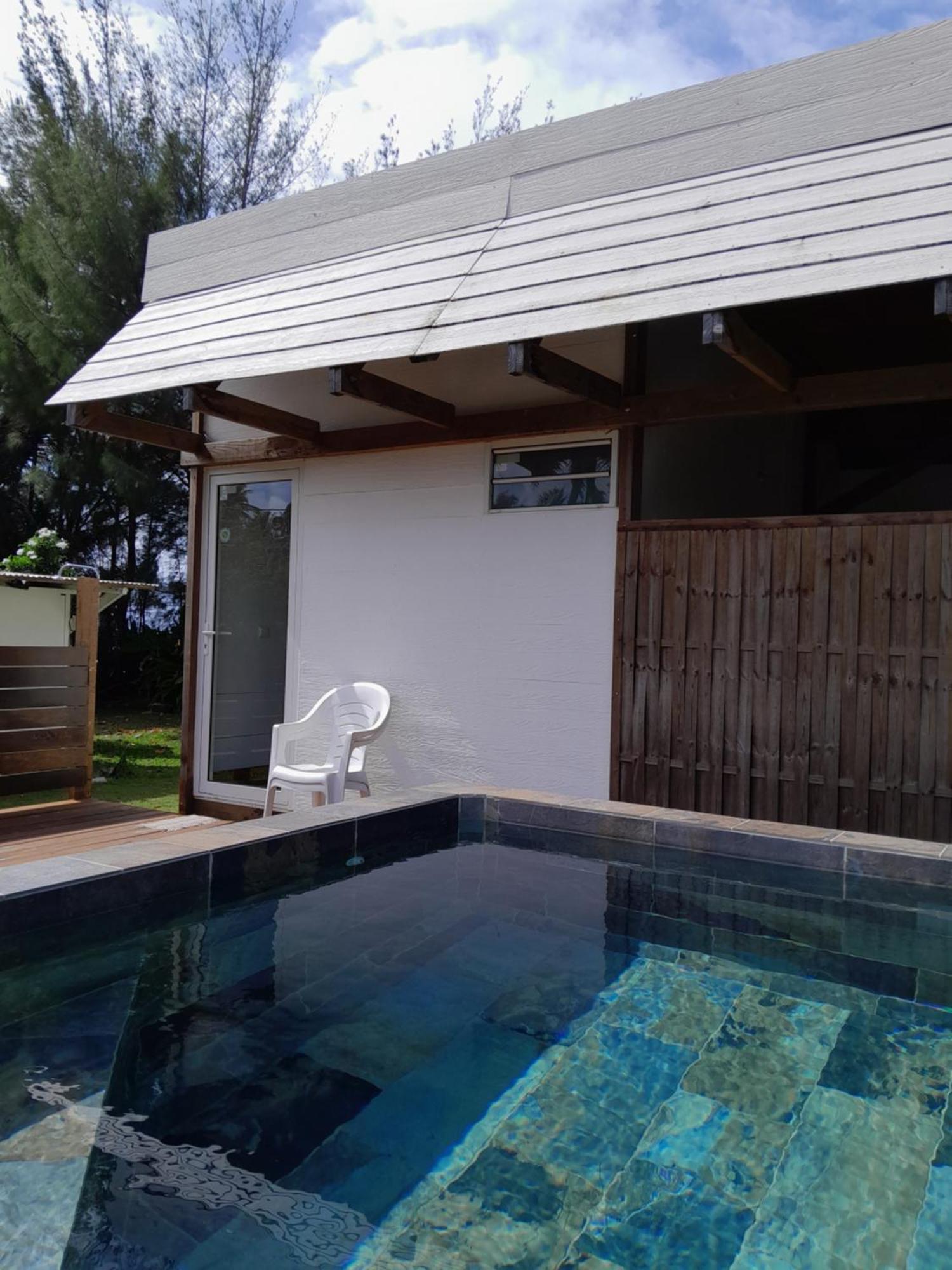 Mara'Ai Le Spot Tubuai Chambre Triple Taahueia Deluxe Sdb Privee Avec Piscine Mataura Dış mekan fotoğraf