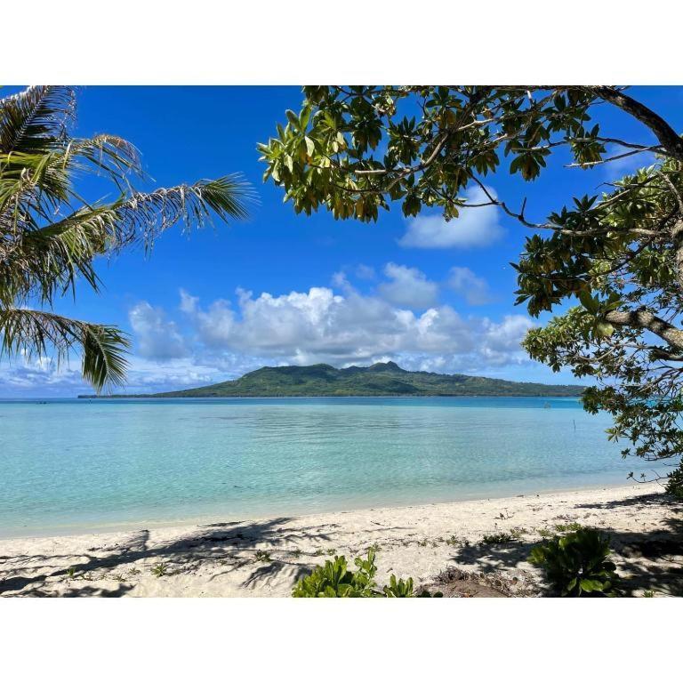 Mara'Ai Le Spot Tubuai Chambre Triple Taahueia Deluxe Sdb Privee Avec Piscine Mataura Dış mekan fotoğraf